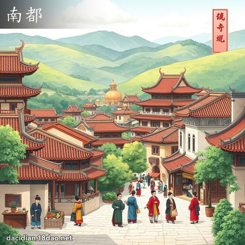 南都 - 国语大辞典配图