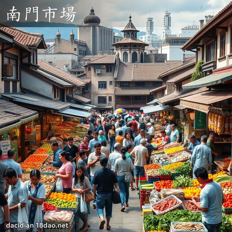 南门市场 - 国语大辞典配图