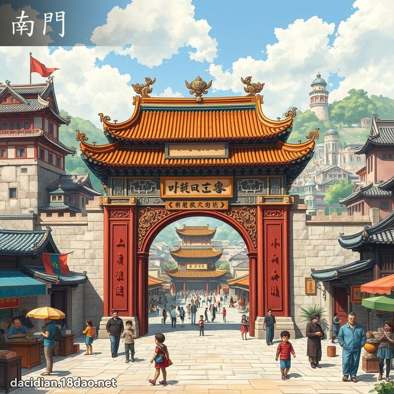 南門 - 國語大辭典配圖