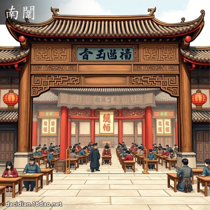 南闈 - 国语大辞典配图