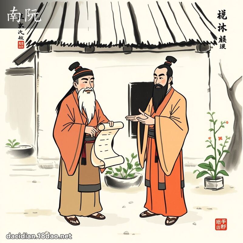 南阮 - 國語大辭典配圖