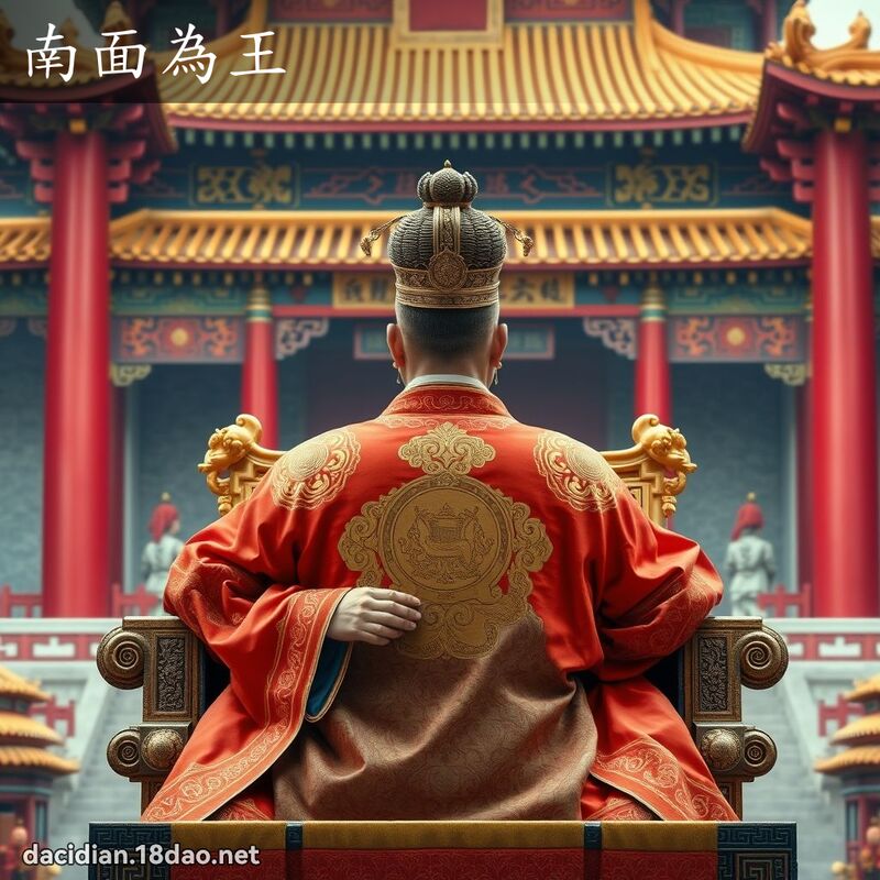 南面为王 - 国语大辞典配图
