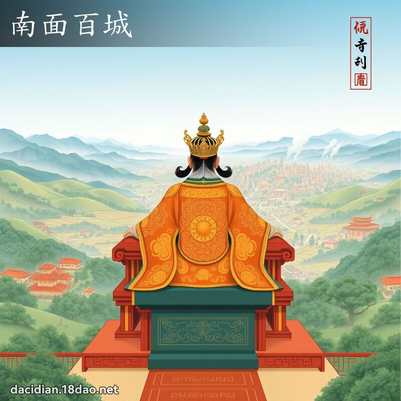 南面百城 - 国语大辞典配图