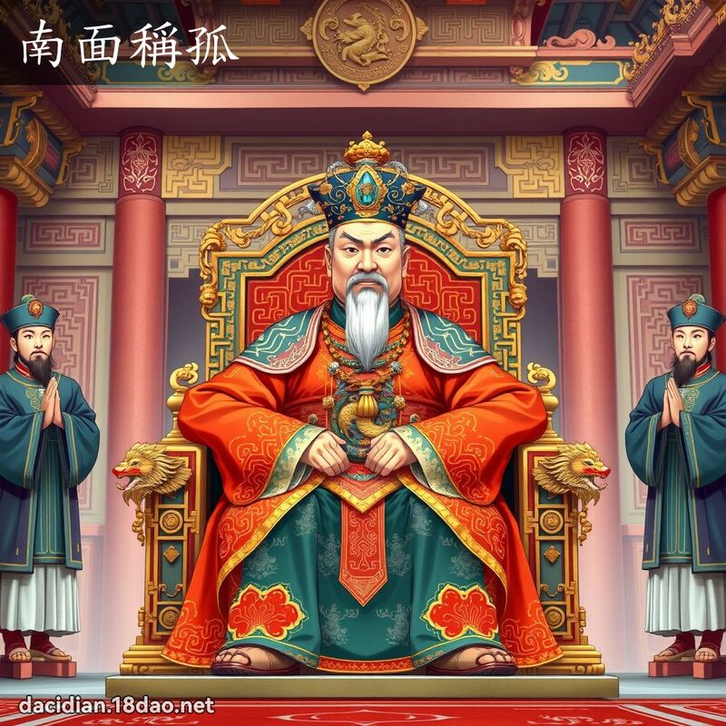 南面稱孤 - 國語大辭典配圖