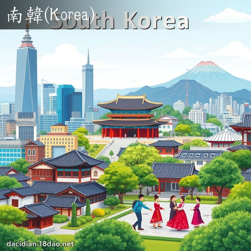 南韩(Korea) - 国语大辞典配图