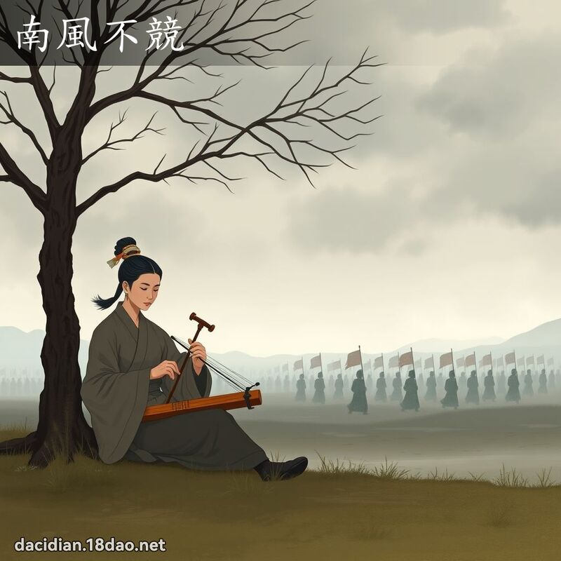 南风不竞 - 国语大辞典配图