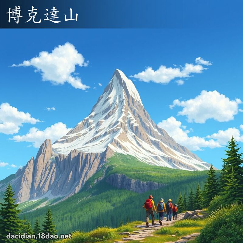 博克达山 - 国语大辞典配图