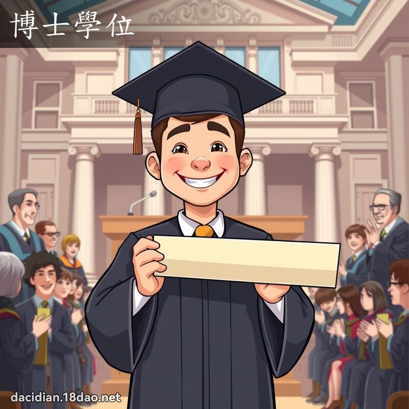 博士学位 - 国语大辞典配图
