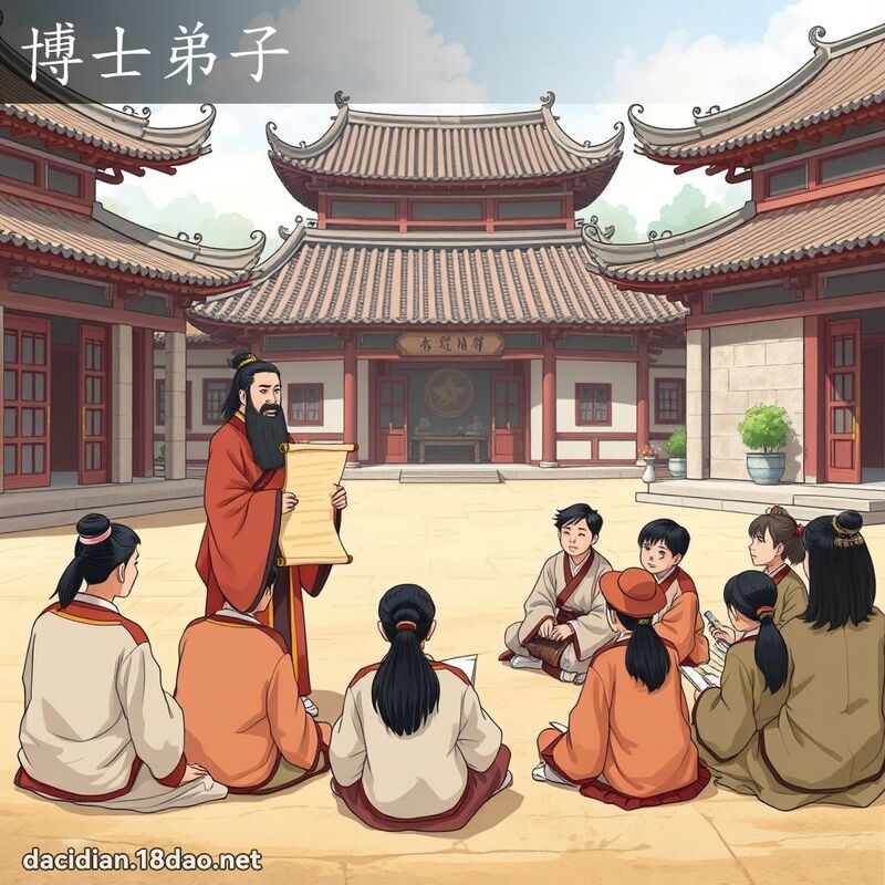 博士弟子 - 国语大辞典配图