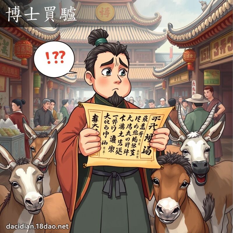 博士買驢 - 國語大辭典配圖