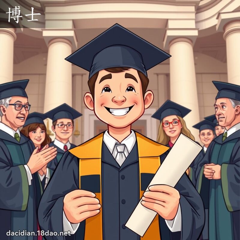 博士 - 国语大辞典配图