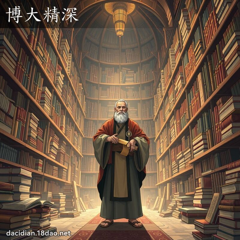 博大精深 - 國語大辭典配圖