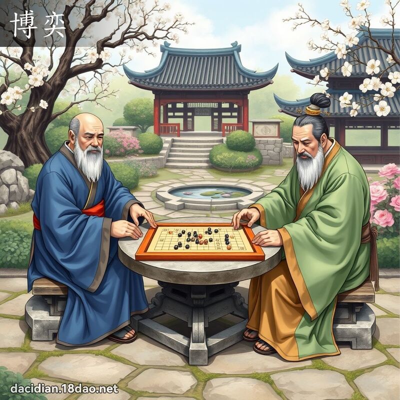 博奕 - 國語大辭典配圖