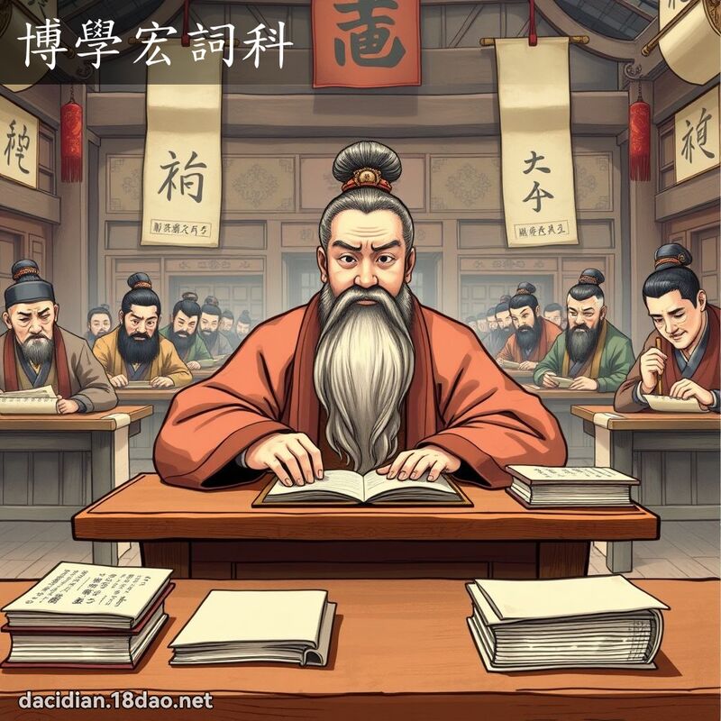 博學宏詞科 - 國語大辭典配圖