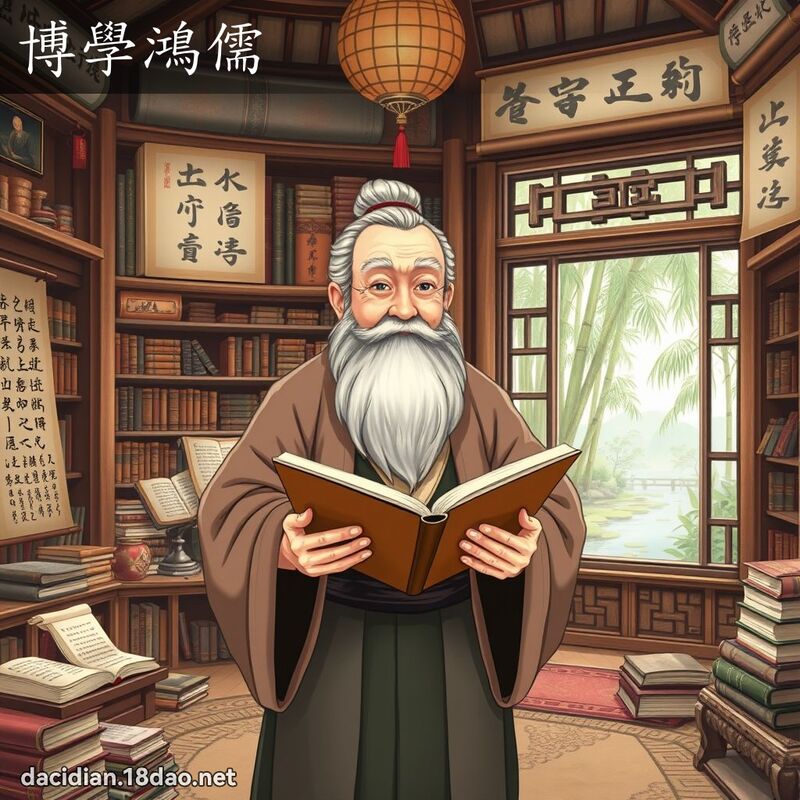 博学鸿儒 - 国语大辞典配图