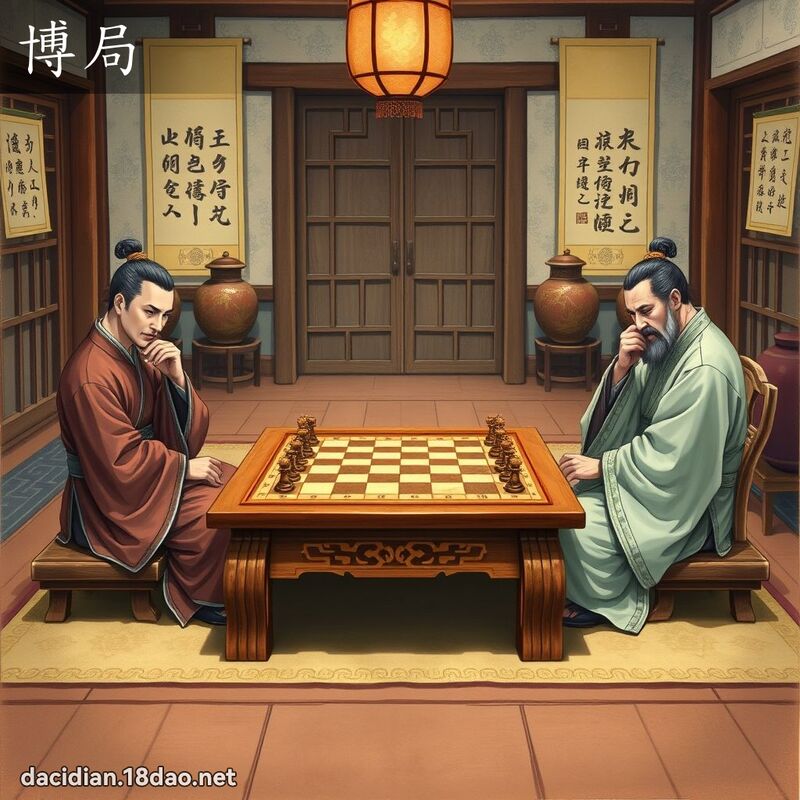 博局 - 國語大辭典配圖
