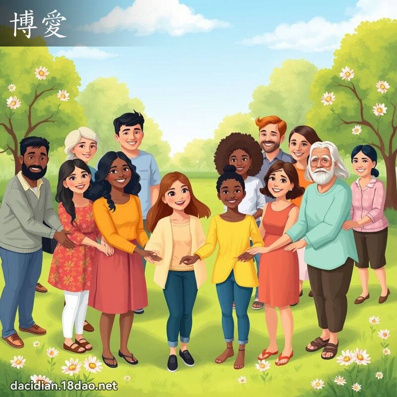 博愛 - 國語大辭典配圖