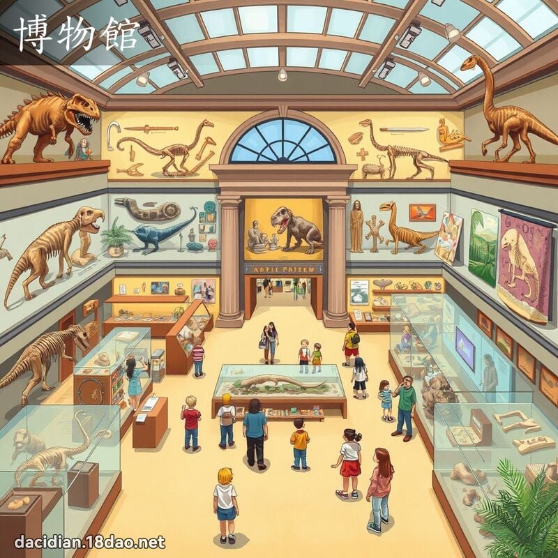 博物館 - 國語大辭典配圖
