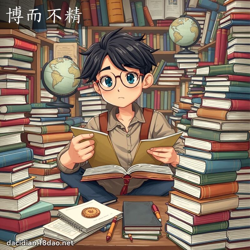 博而不精 - 國語大辭典配圖