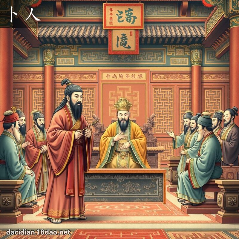 卜人 - 國語大辭典配圖