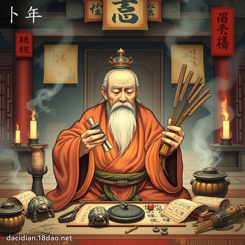 卜年 - 國語大辭典配圖