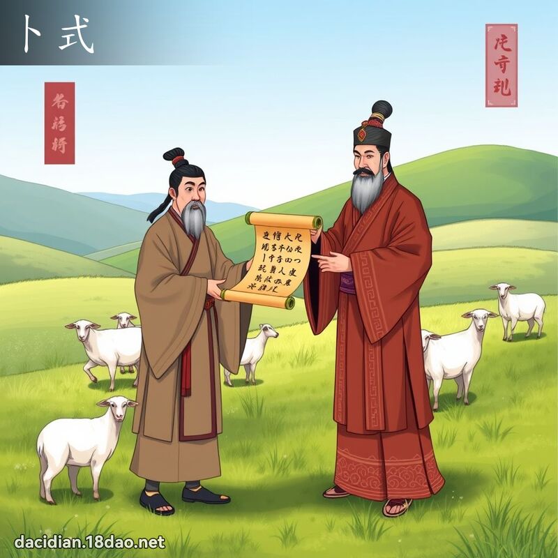 卜式 - 國語大辭典配圖