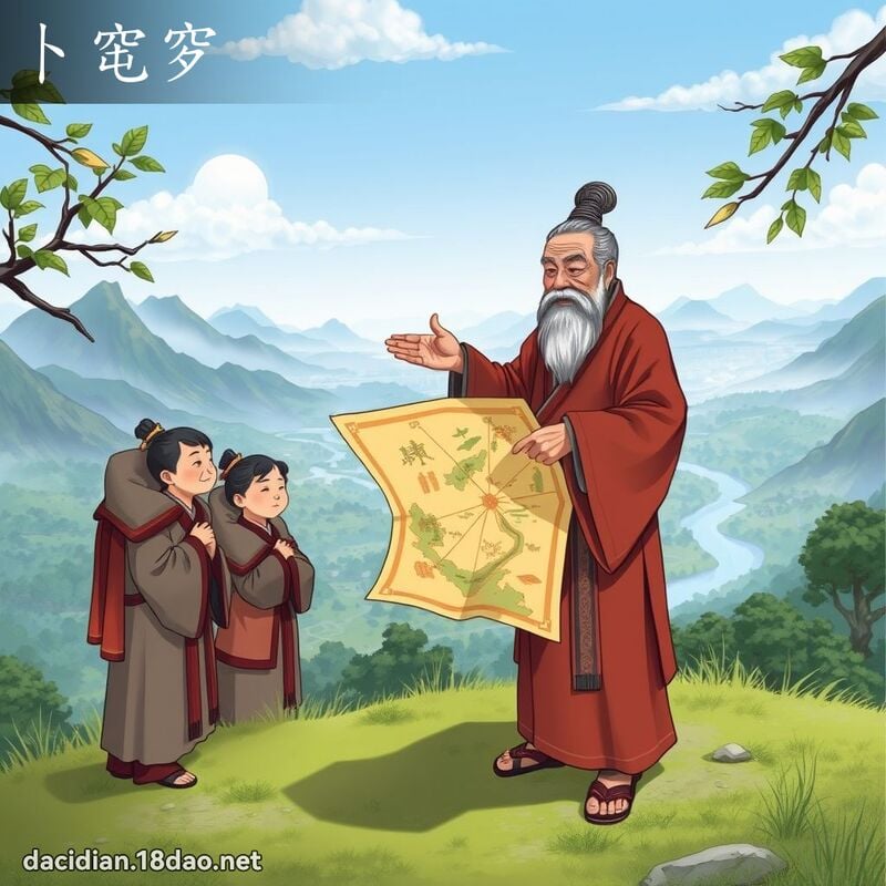 卜窀穸 - 國語大辭典配圖