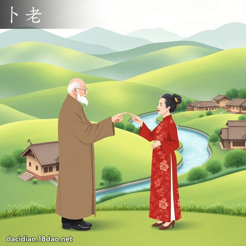 卜老 - 国语大辞典配图