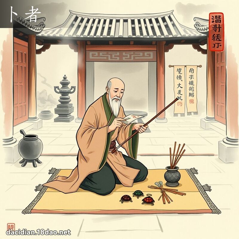 卜者 - 國語大辭典配圖