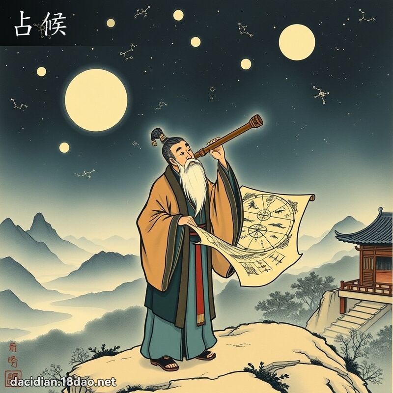 占候 - 國語大辭典配圖