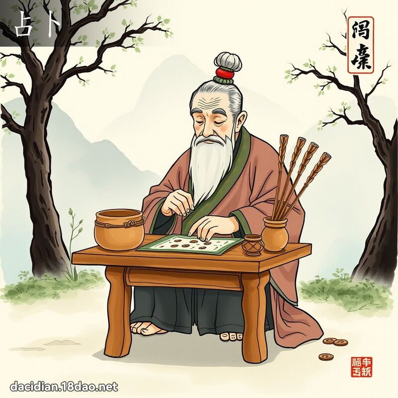 占卜 - 國語大辭典配圖