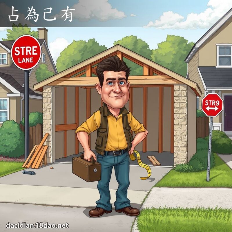 占为己有 - 国语大辞典配图