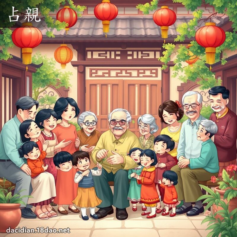 占親 - 國語大辭典配圖