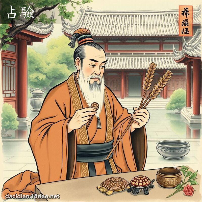 占驗 - 國語大辭典配圖