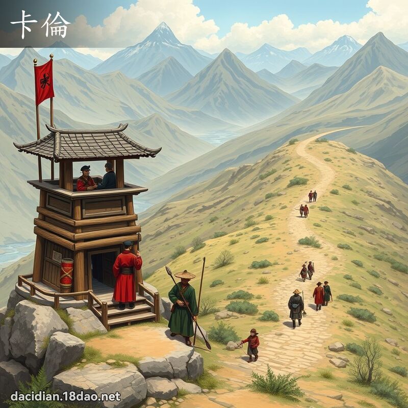 卡倫 - 國語大辭典配圖