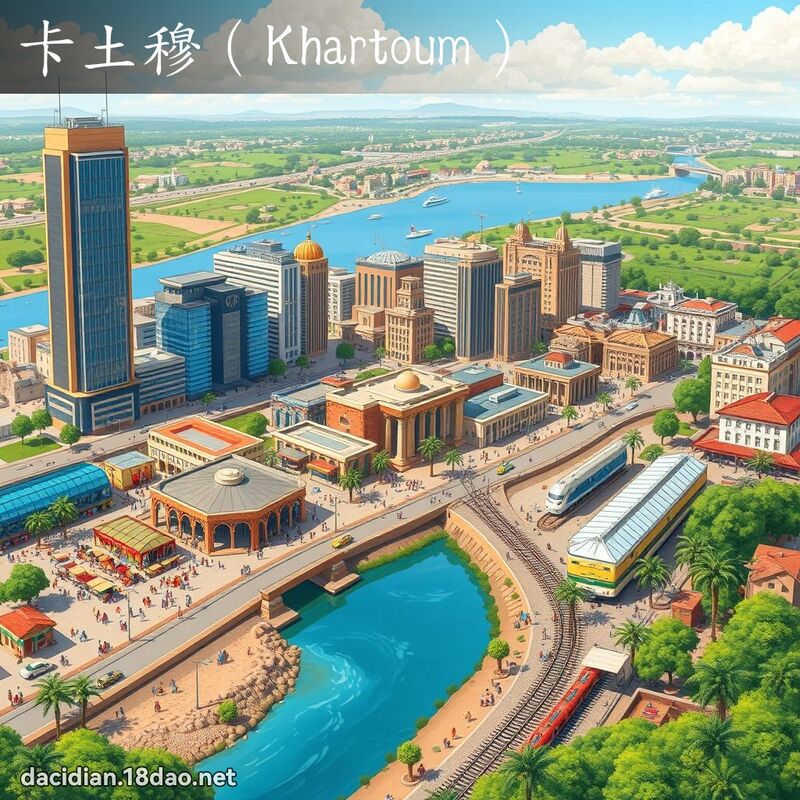 卡土穆（Khartoum） - 国语大辞典配图