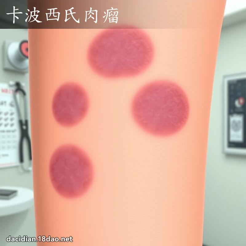 卡波西氏肉瘤 - 國語大辭典配圖
