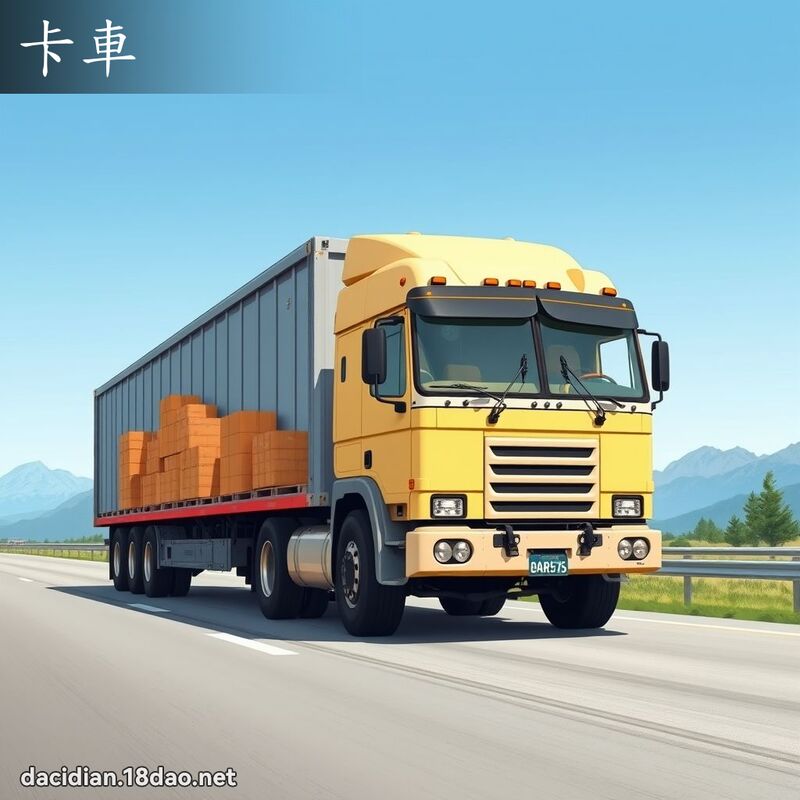 卡车 - 国语大辞典配图