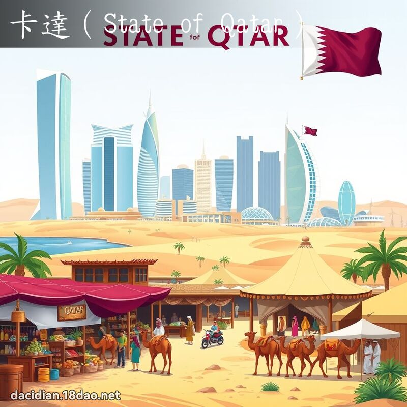 卡达（State of Qatar） - 国语大辞典配图
