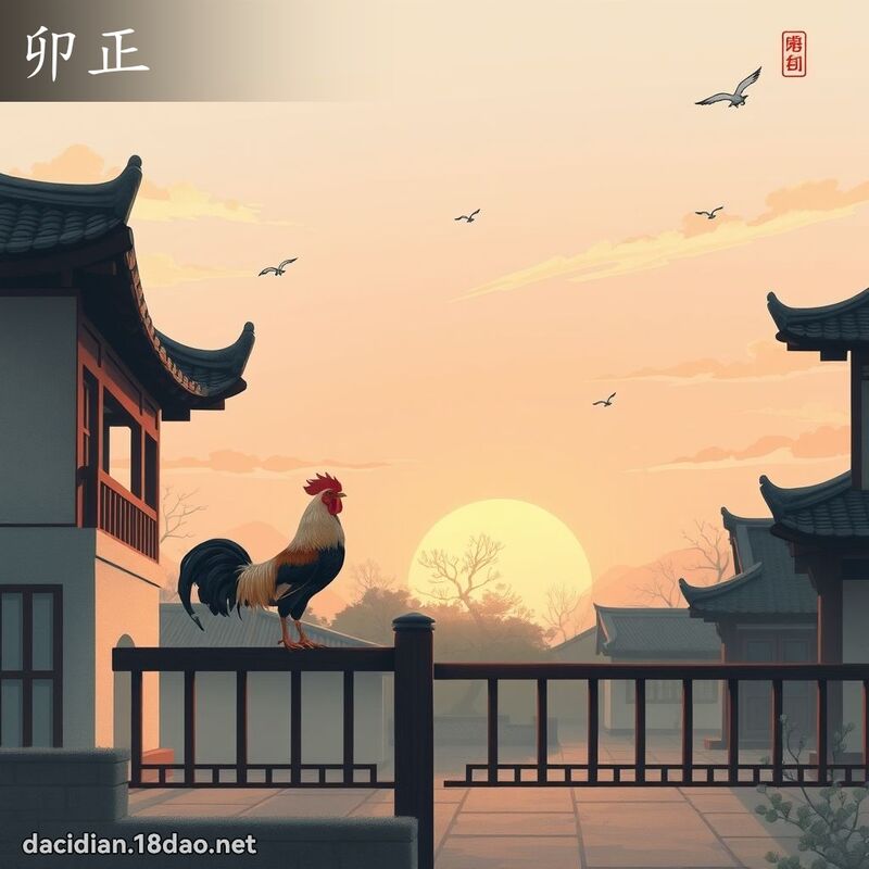 卯正 - 國語大辭典配圖
