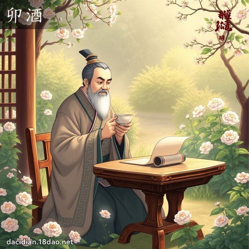 卯酒 - 國語大辭典配圖