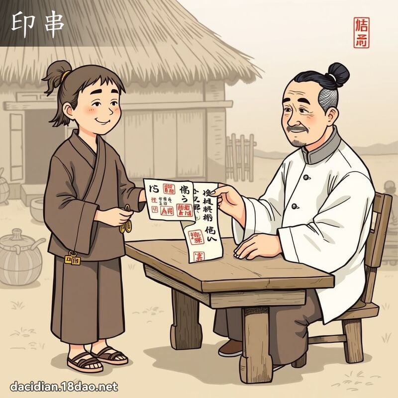 印串 - 国语大辞典配图
