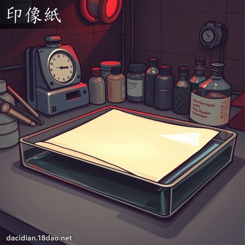 印像纸 - 国语大辞典配图
