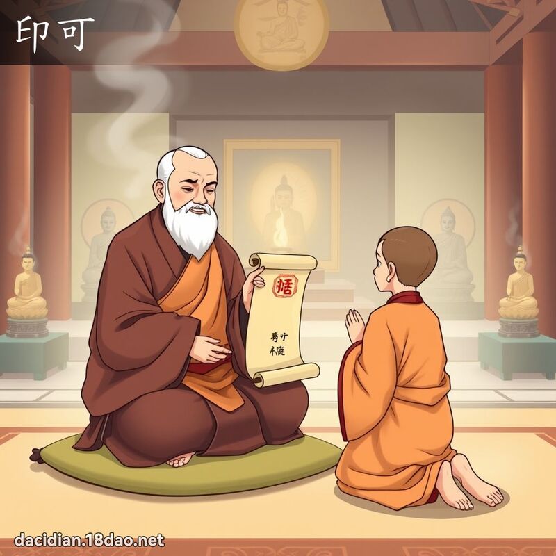 印可 - 國語大辭典配圖