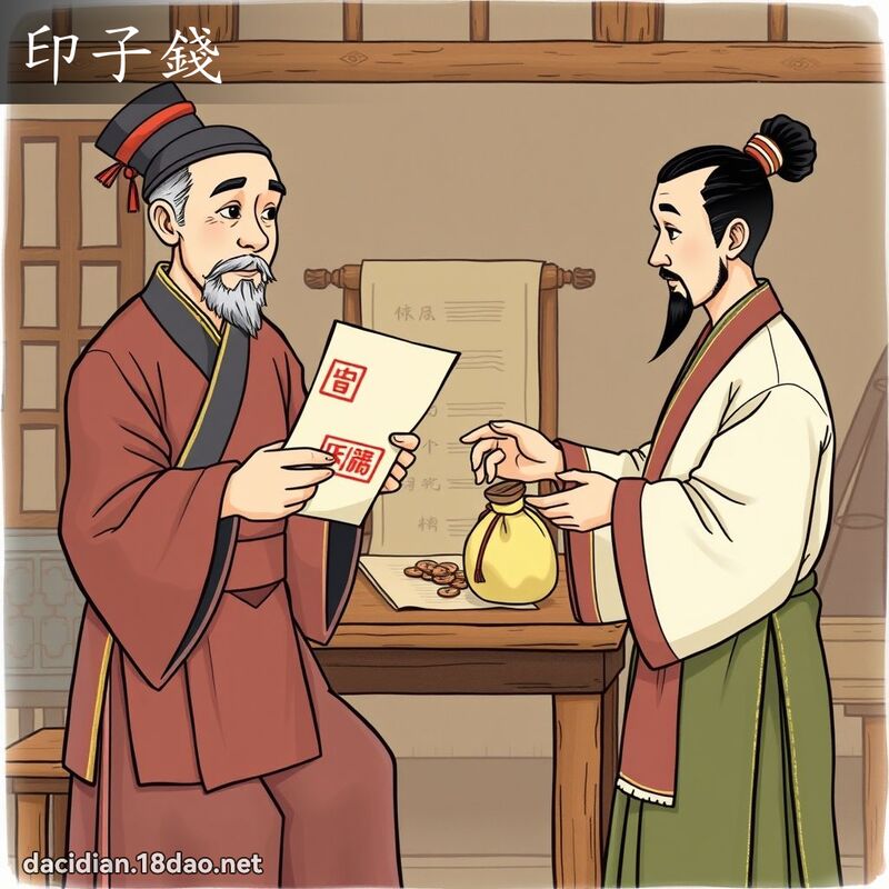印子錢 - 國語大辭典配圖