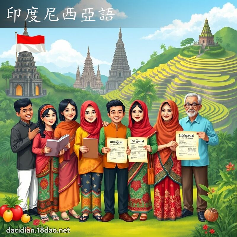 印度尼西亞語 - 國語大辭典配圖