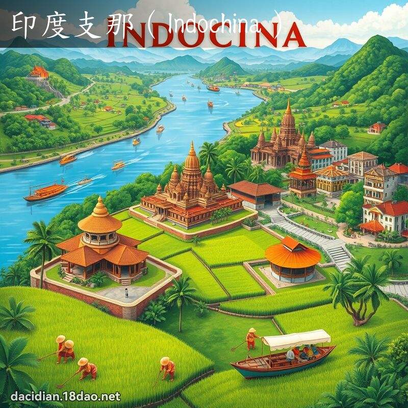 印度支那（Indochina） - 國語大辭典配圖