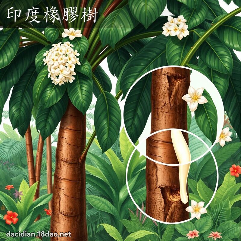 印度橡膠樹 - 國語大辭典配圖