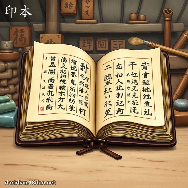 印本 - 国语大辞典配图