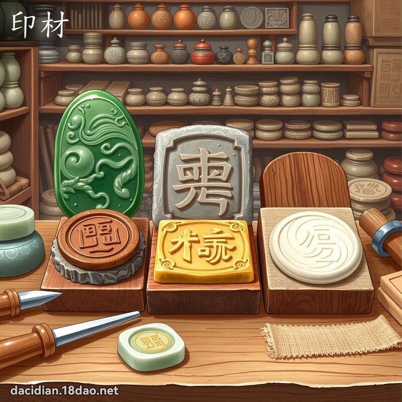 印材 - 国语大辞典配图